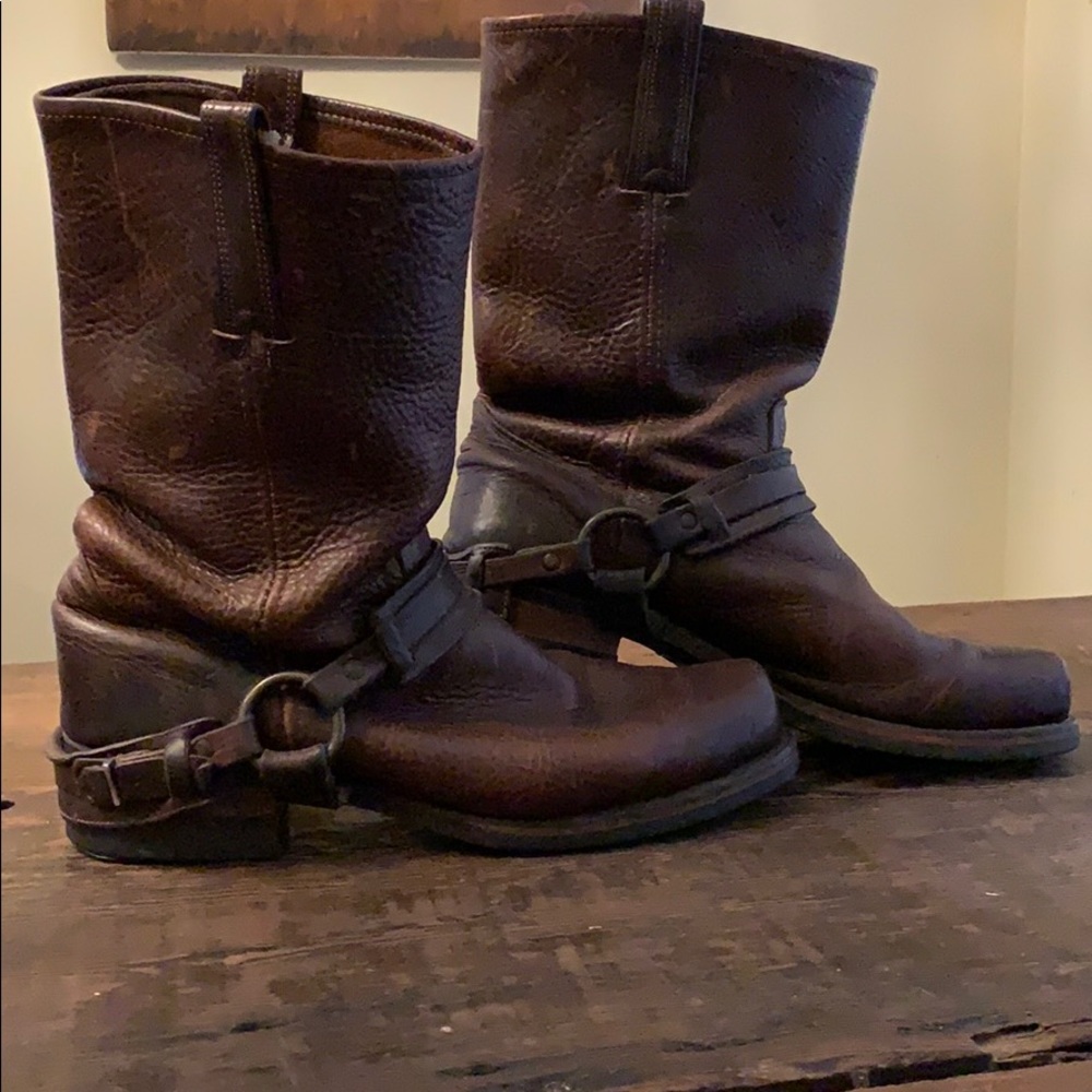 AUTHENTIC FRYE HARNESS BOOTS SIZE 12